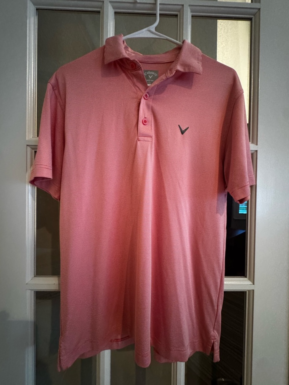 Callaway Men's Coral Pink Performance Polo